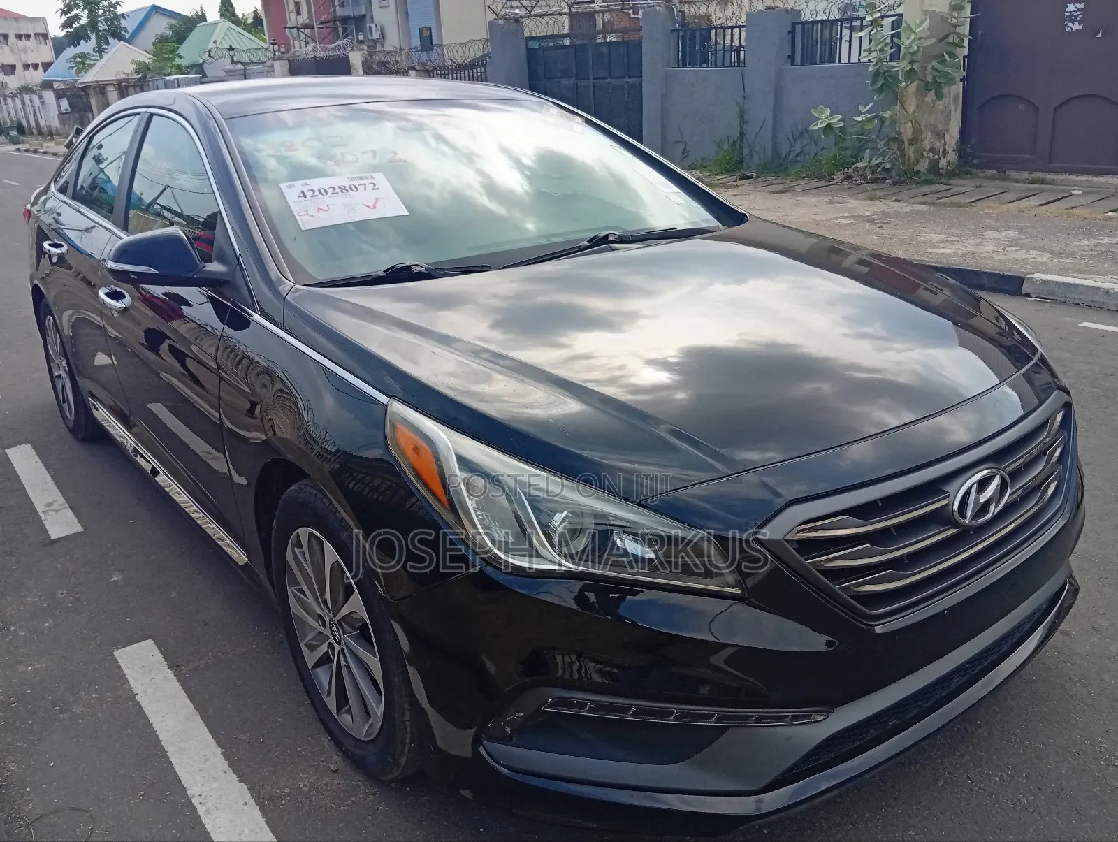 Hyundai Sonata Sport 4dr Sedan (2.4L 4cyl 6A) 2015 Black