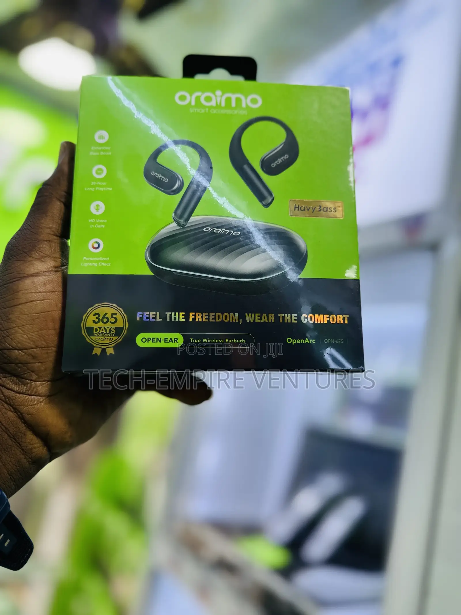 Oraimo Openarc Open-Ear Wireless Earphones