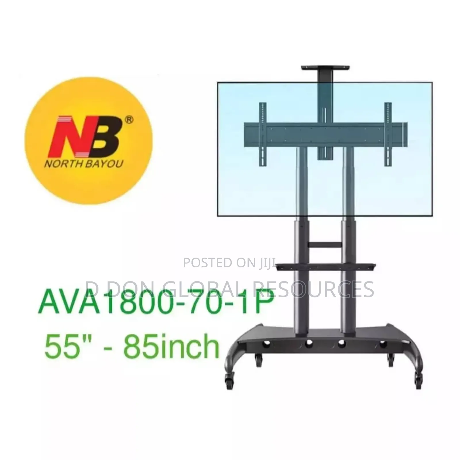 Heavy Duty Mobile Television Stand