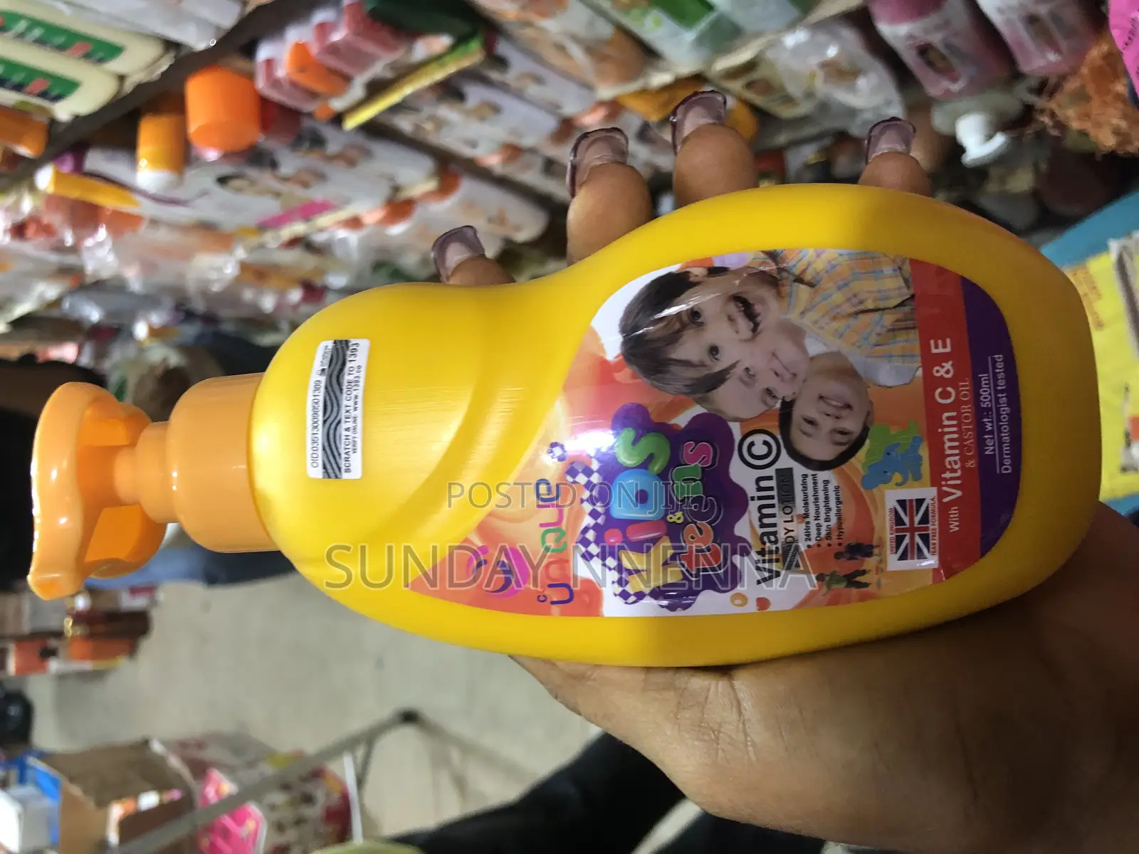 Unique Kids and Teens Vitamin C Body Lotion