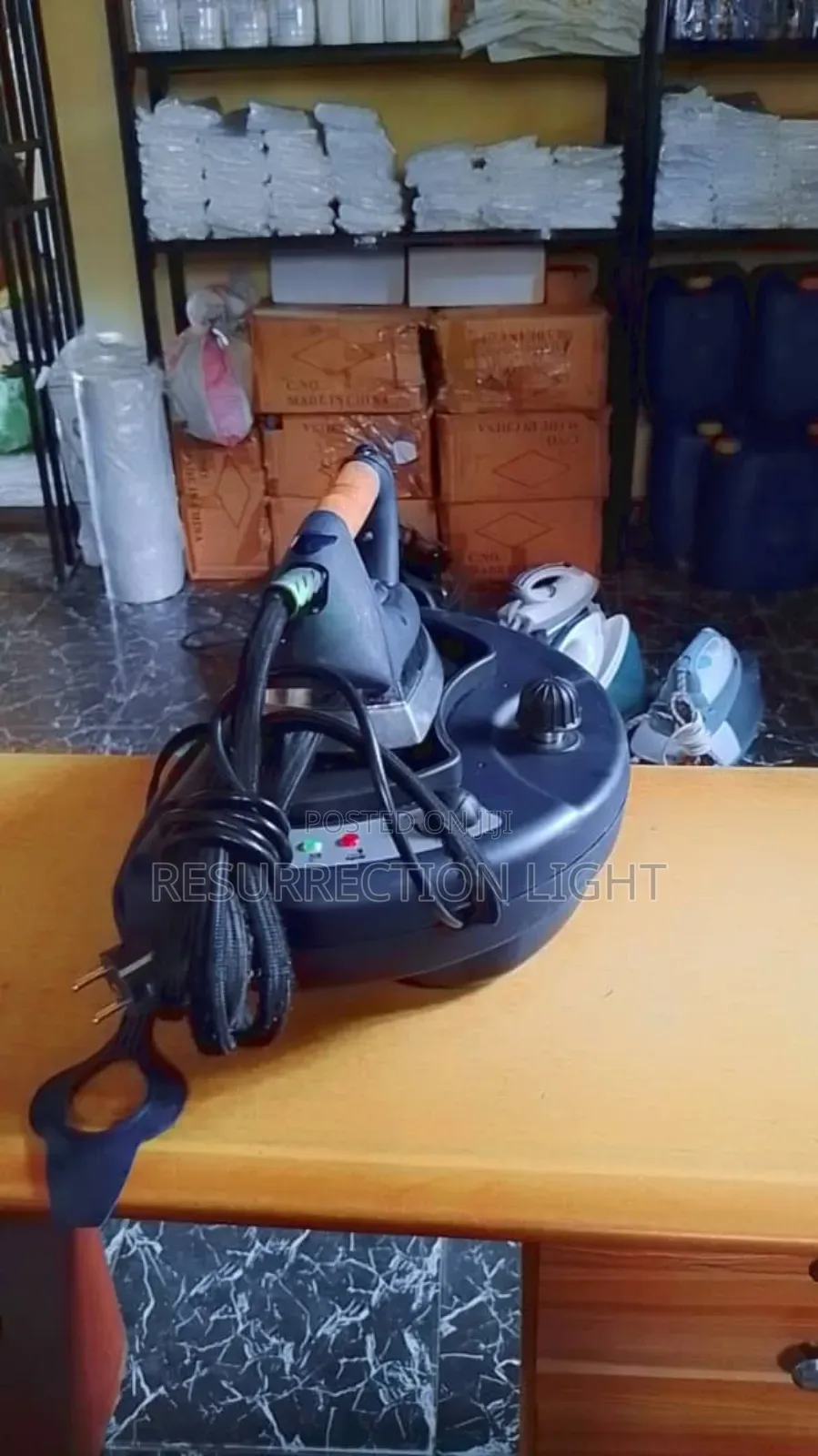 Heavy Duty German Industrial Steam Iron for Professionals