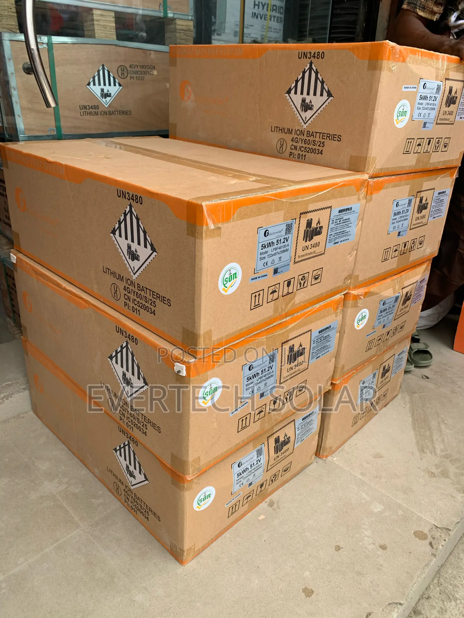 Felicity New Model 5kwhs 48v Lithium Battery