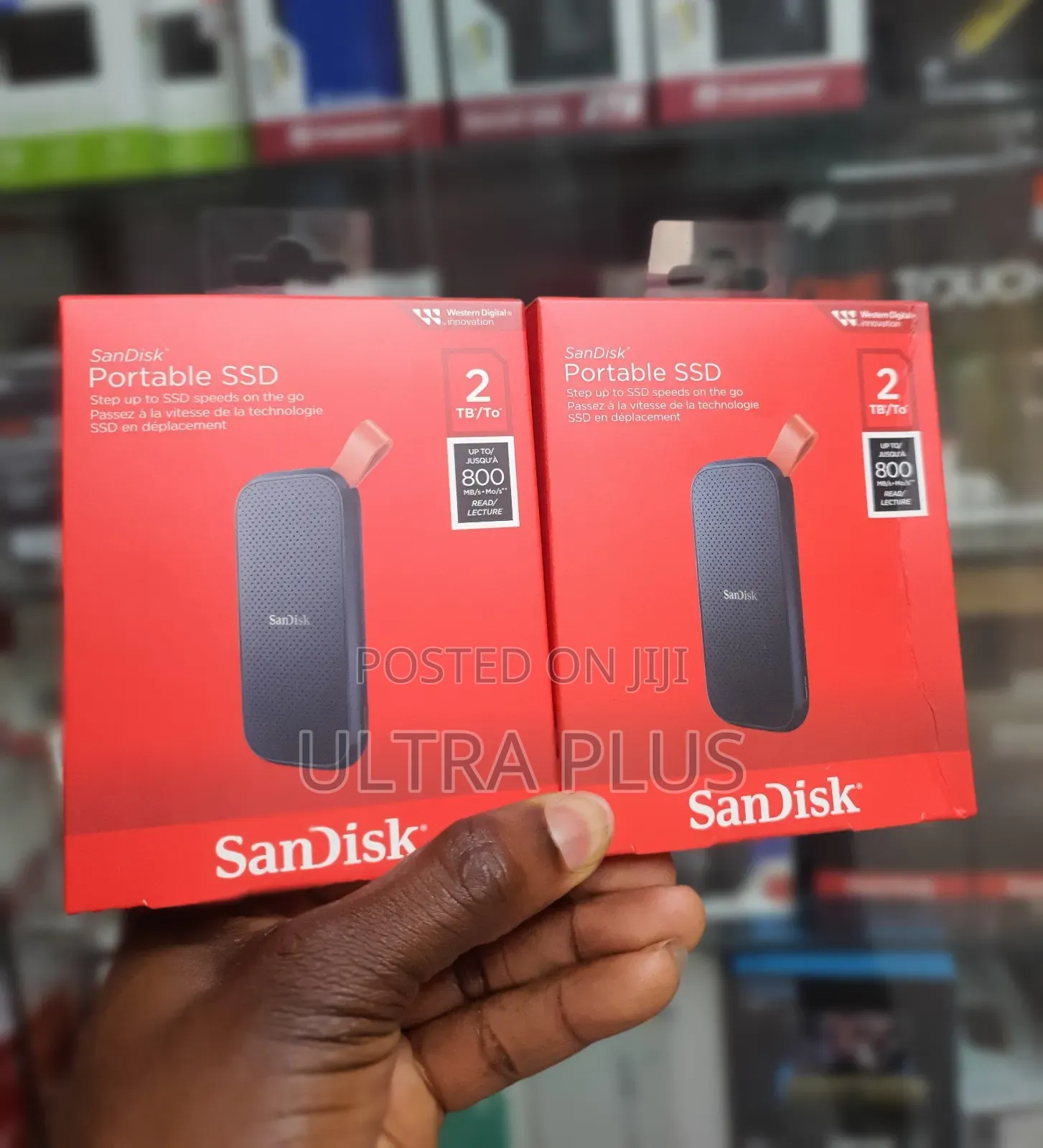 Sandisk 2tb Extreme Portable 3.1 Usb-c/Usb Ssd 800mb/S