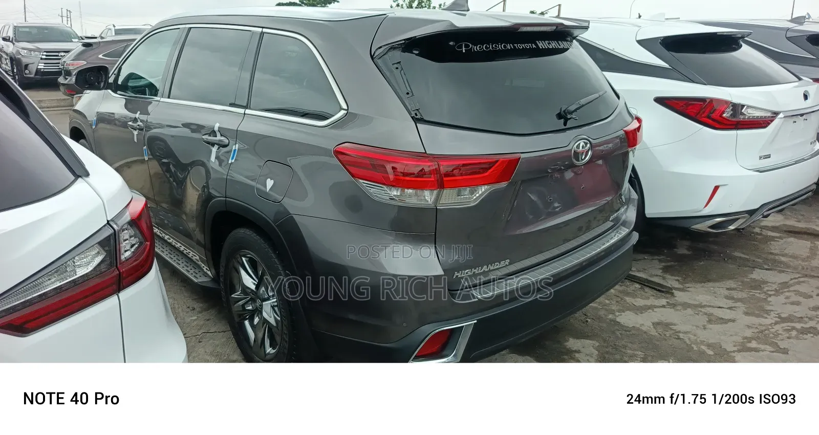 Toyota Highlander Limited Platinum 2019 Gray