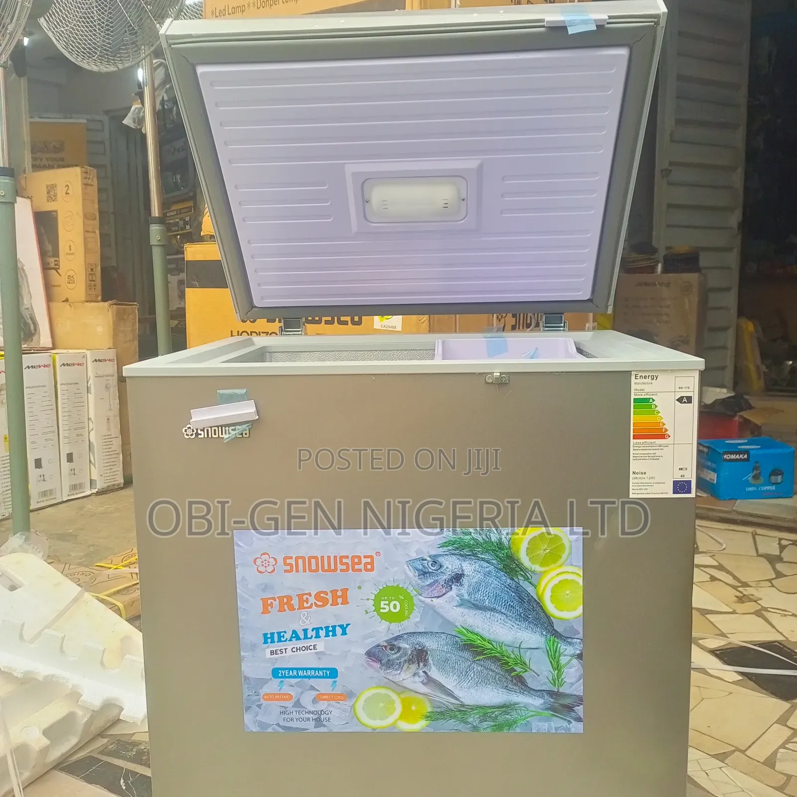 Snowsea Bd-178 Chest Deep Freezer 150-liter Set