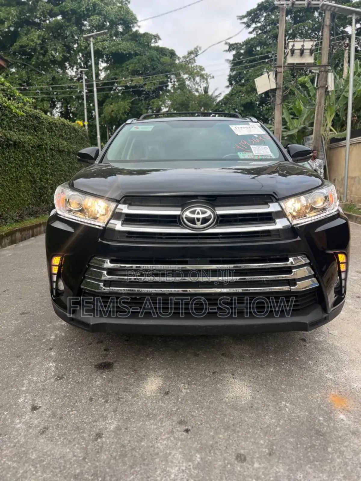 Toyota Highlander XLE V6 4x4 (3.5L 6cyl 6A) 2016 Black