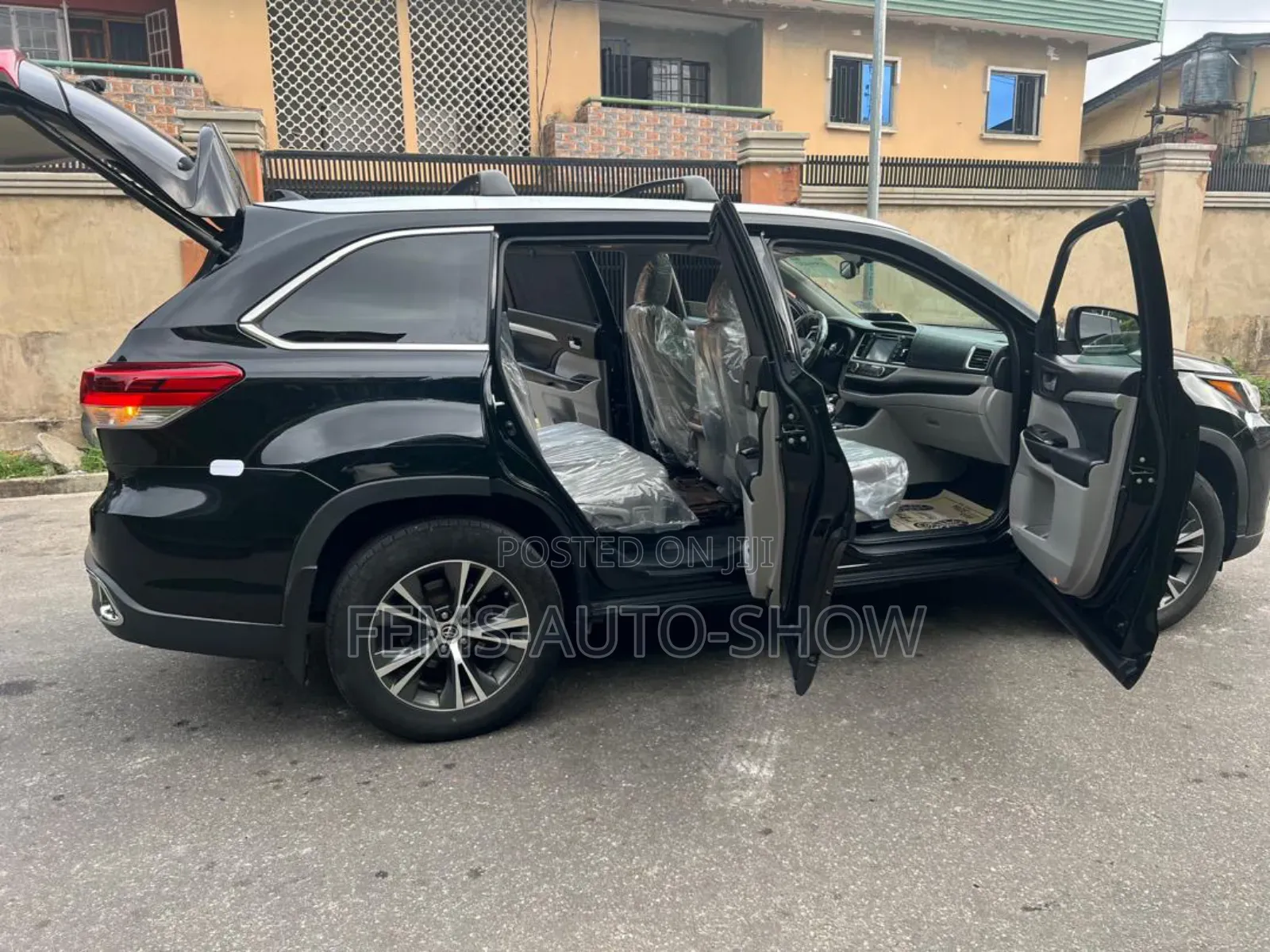 Toyota Highlander XLE V6 4x4 (3.5L 6cyl 6A) 2016 Black