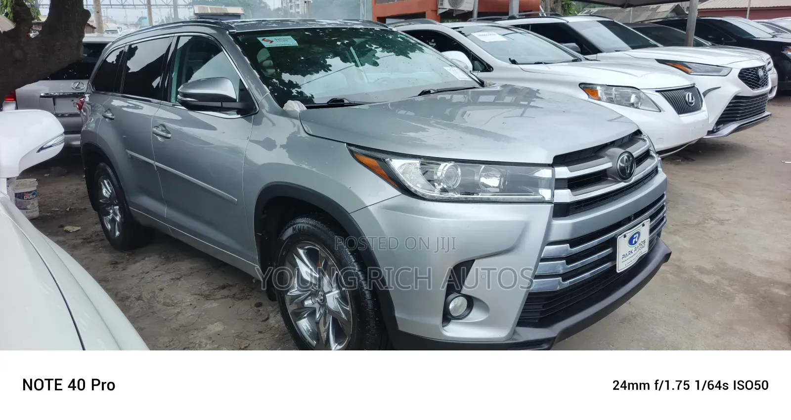 Toyota Highlander Limited Platinum 2019 Blue
