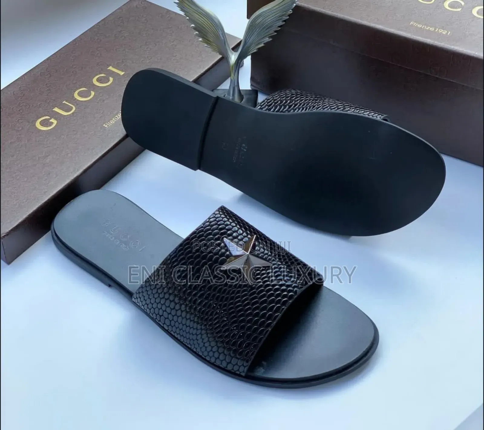 Gucci Luxury Designer Slippers 💯 Quality Well Branded
