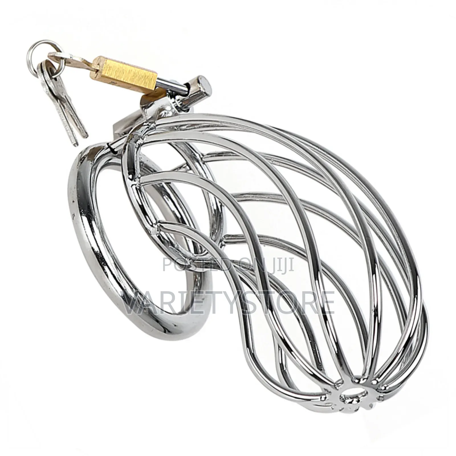 Adult Toys Stainless Steel Penis Cage Male Chastity Device