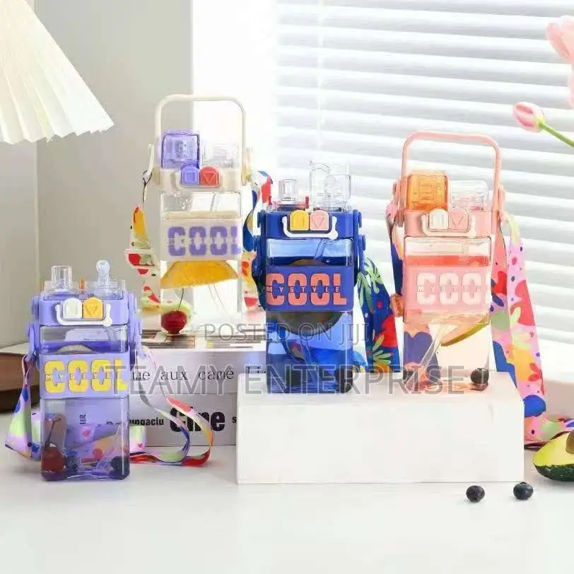 Fancy Kids School Water Bottle in Various Colours