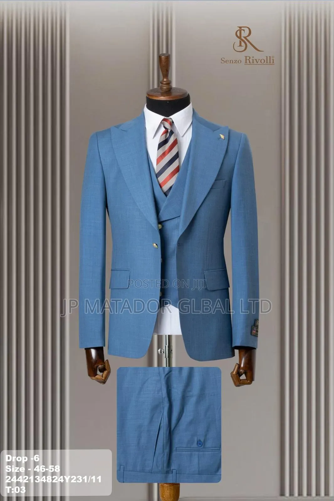 3in1 Senzo Rivolli  Men's Suits