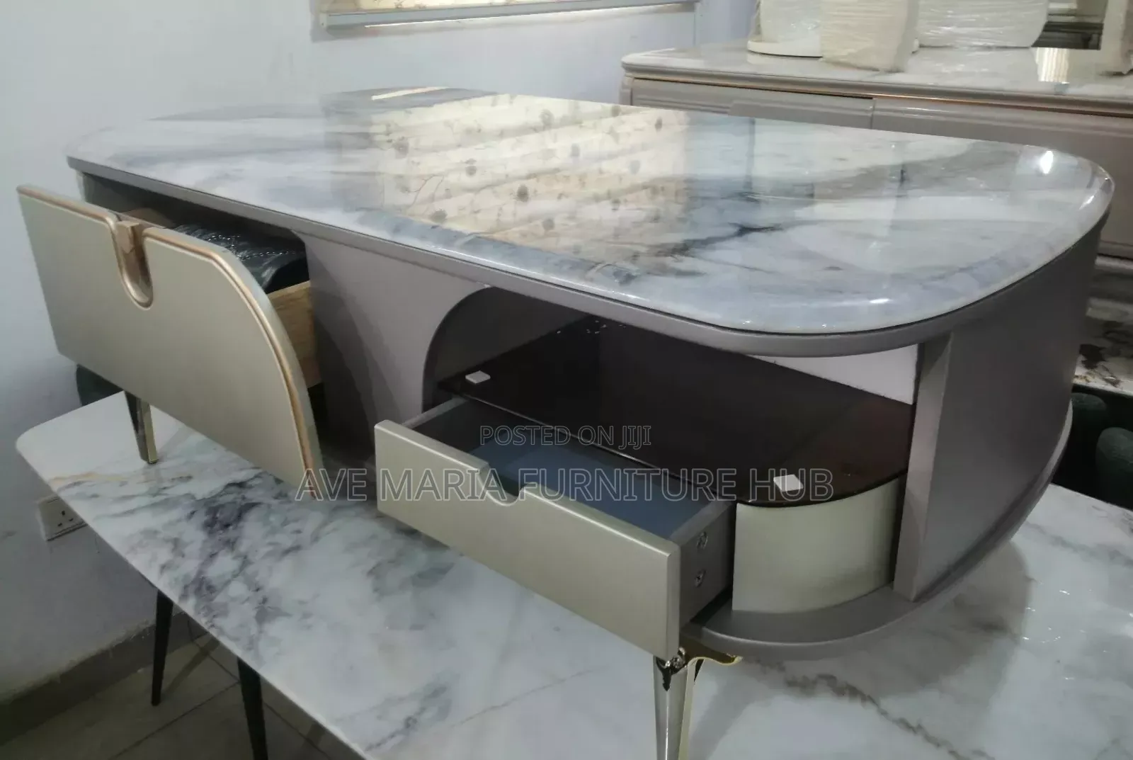 Classic Marble Top Center Table.