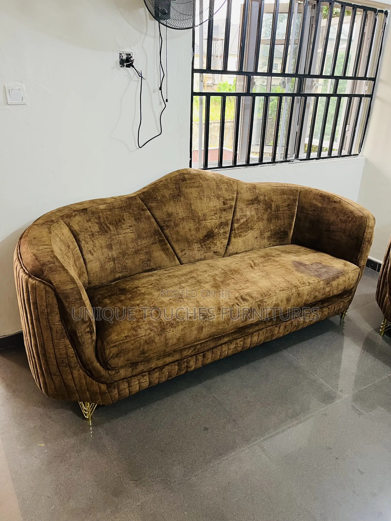 Cozy Super Comfortable Brown Parlour Sofa