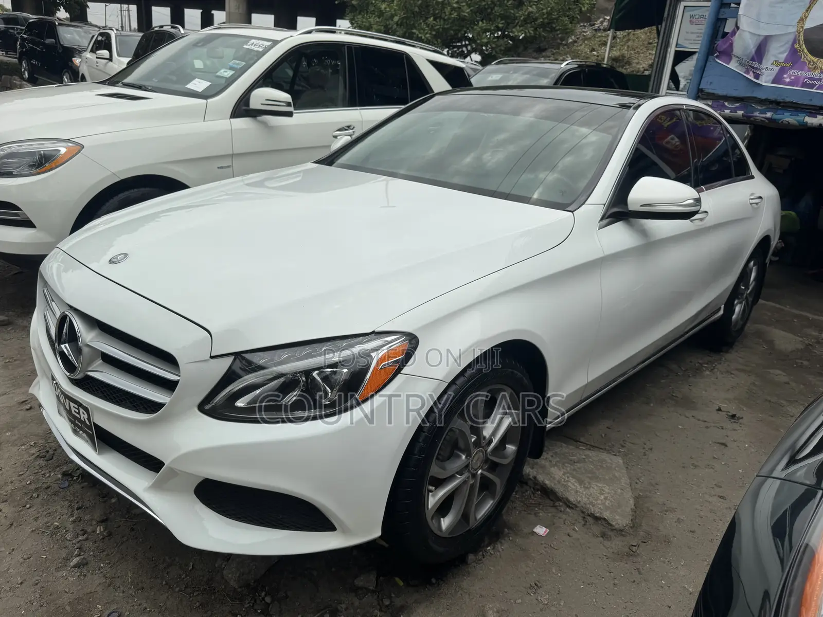 Mercedes-Benz C300 Base 4Matic Sedan AWD (2.0L 4cyl 7A) 2016 White