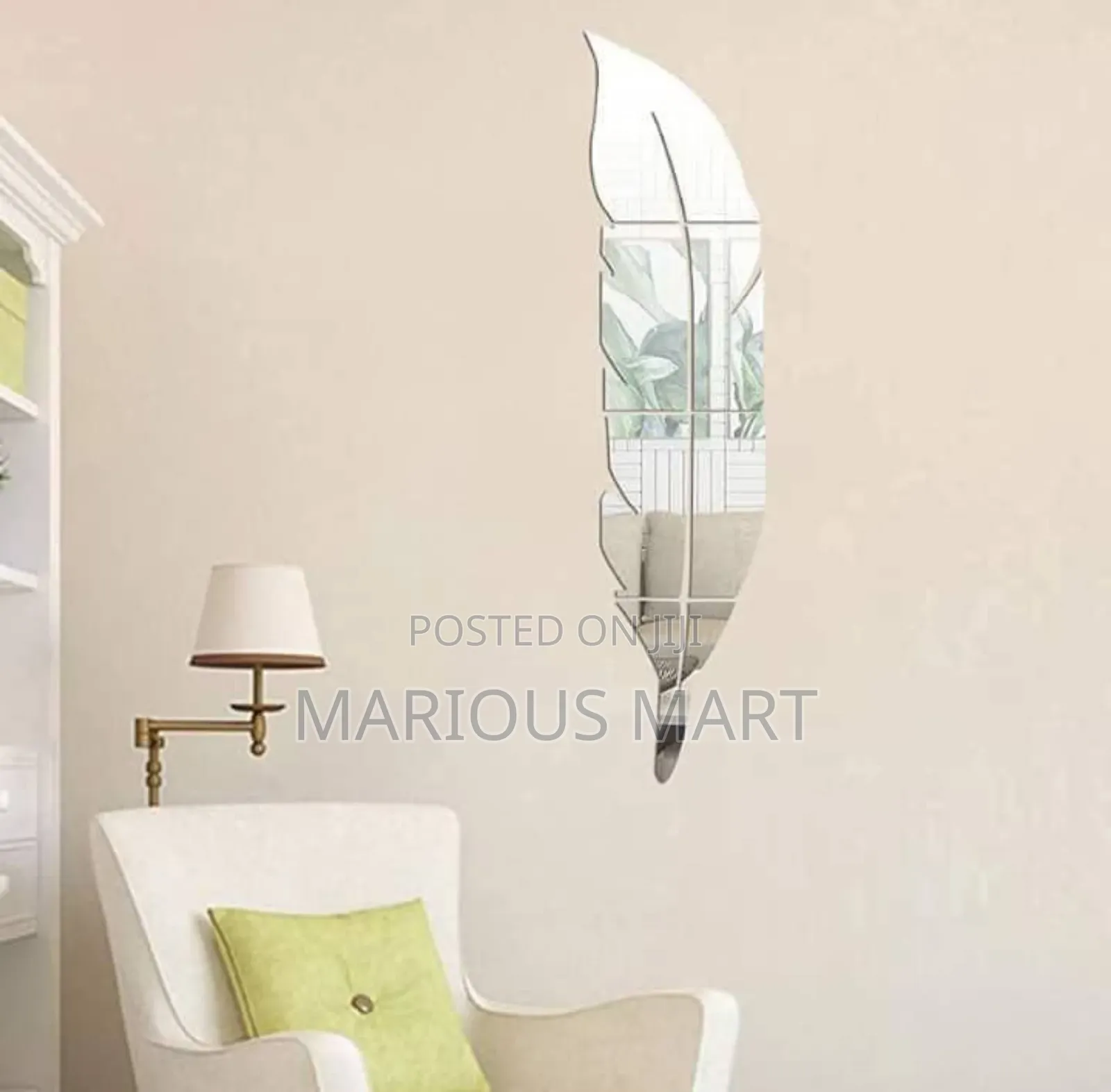 Flexible Decorative Leaf Mirror