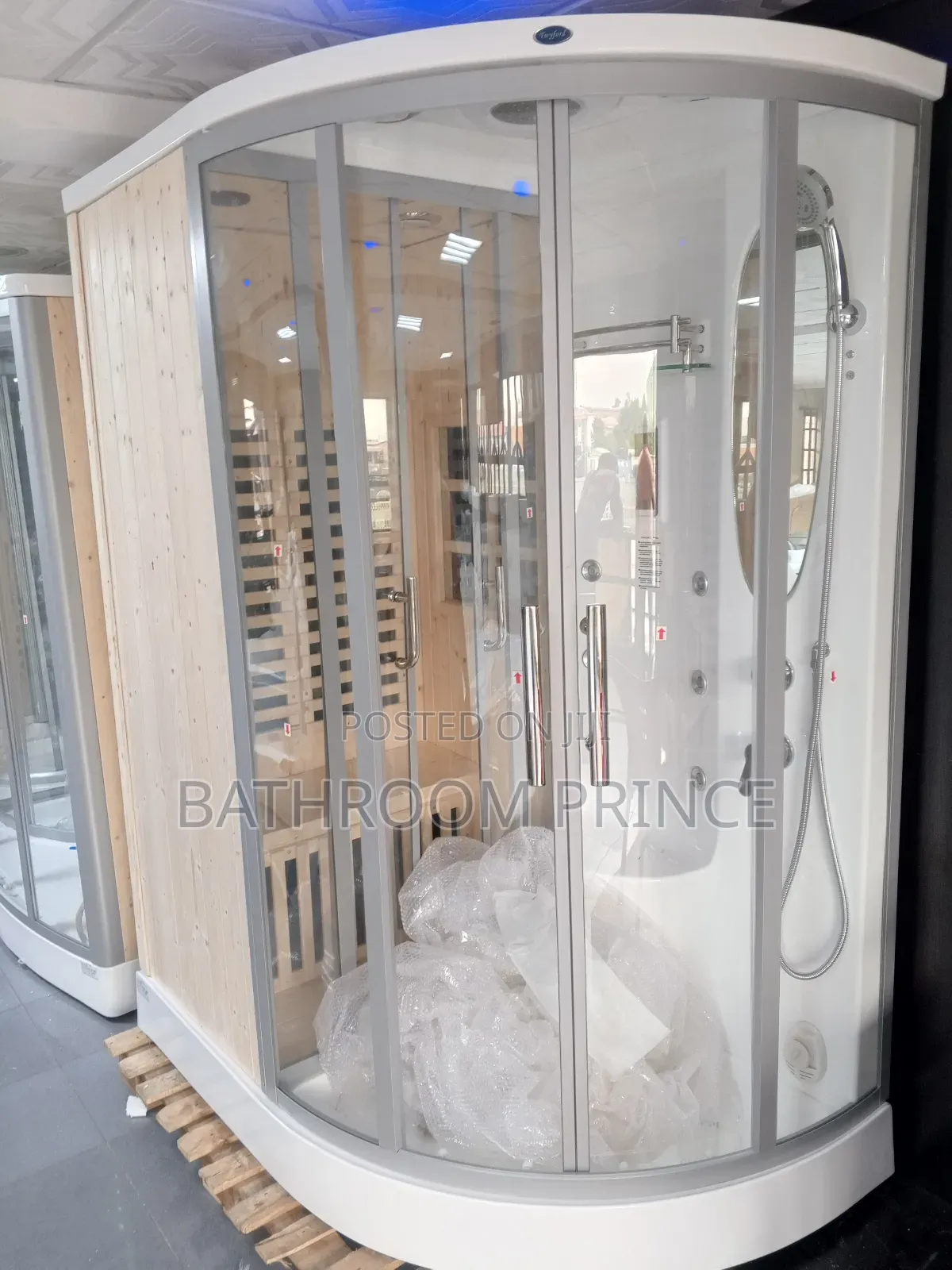 Sauna With Steam Shower