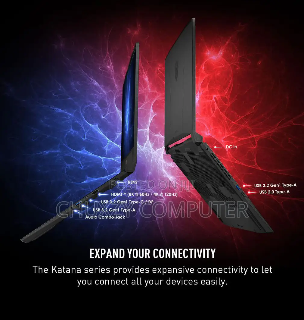 New Laptop MSI Katana 15 16GB Intel Core I7 SSD 1T