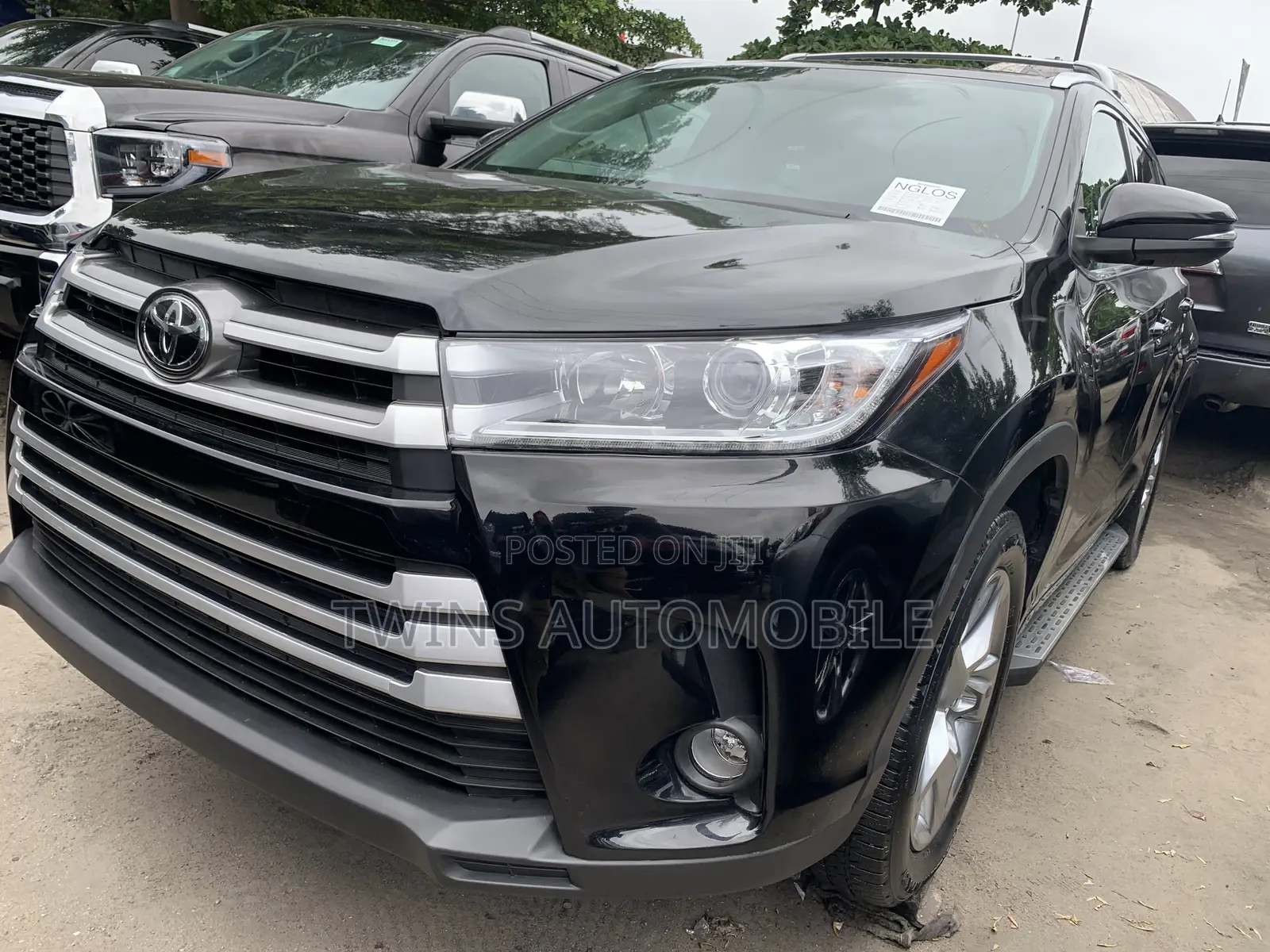 Toyota Highlander Limited V6 4x4 (3.5L 6cyl 6A) 2016 Black