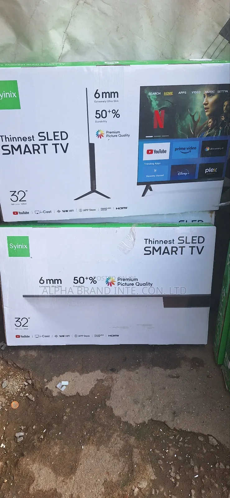Syinix 32" Ultra Slim Smart Tv
