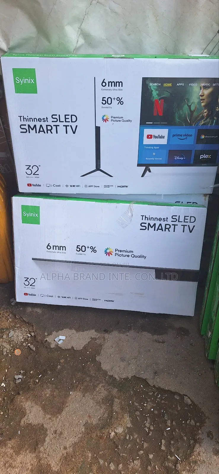 Syinix 32" Ultra Slim Smart Tv