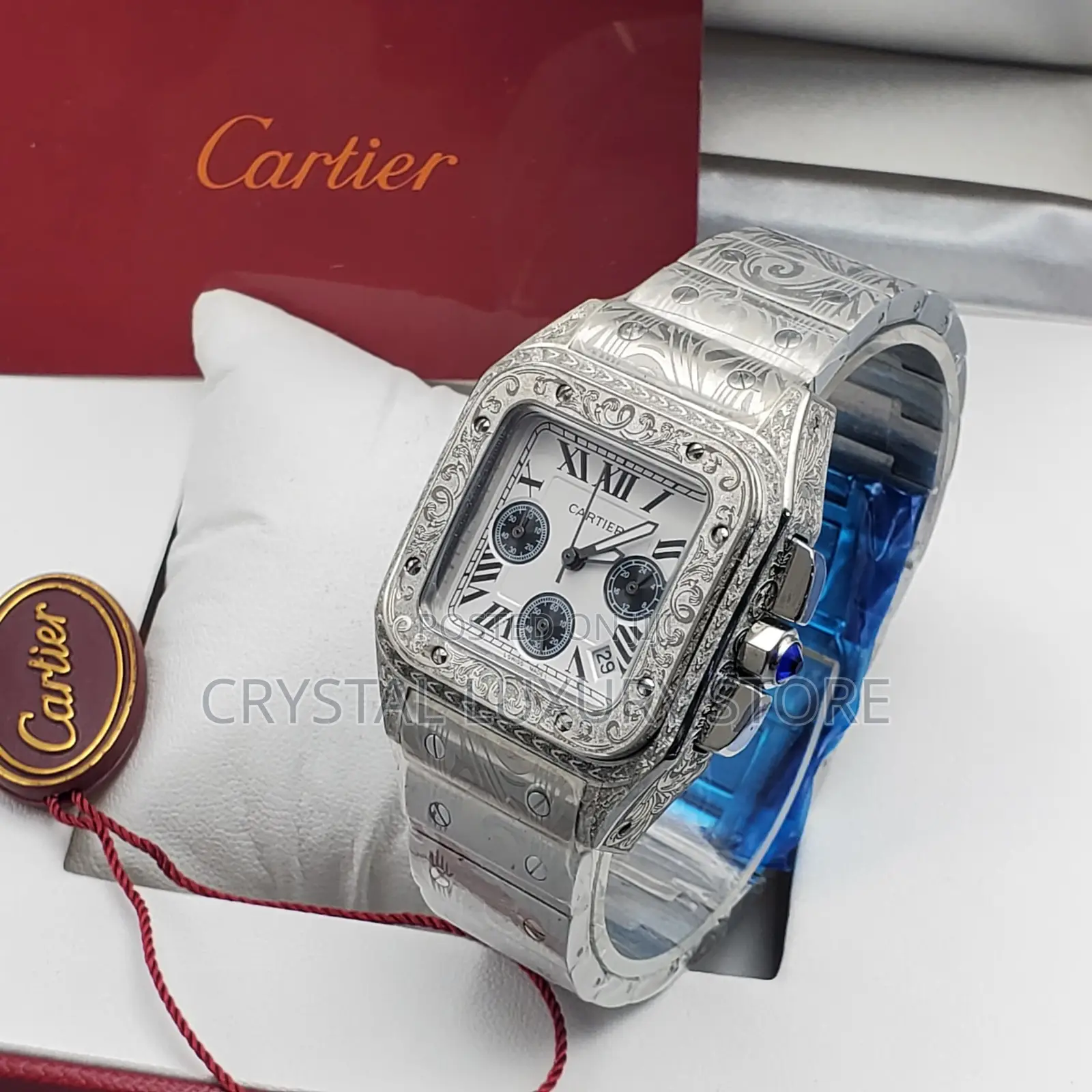 Cartier Quality Luxury Ladies Tattooed Wristwatch