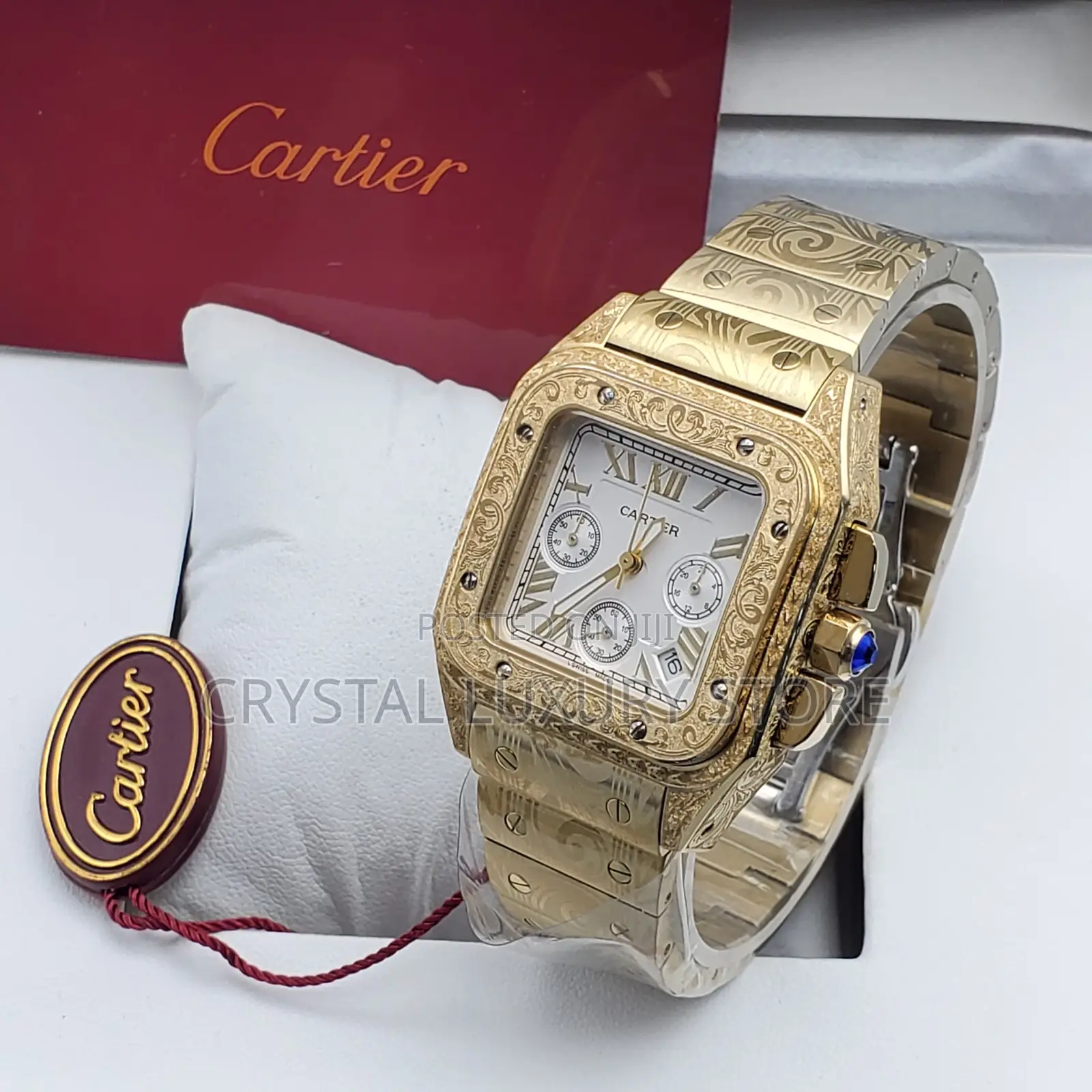 Cartier Quality Luxury Ladies Tattooed Wristwatch