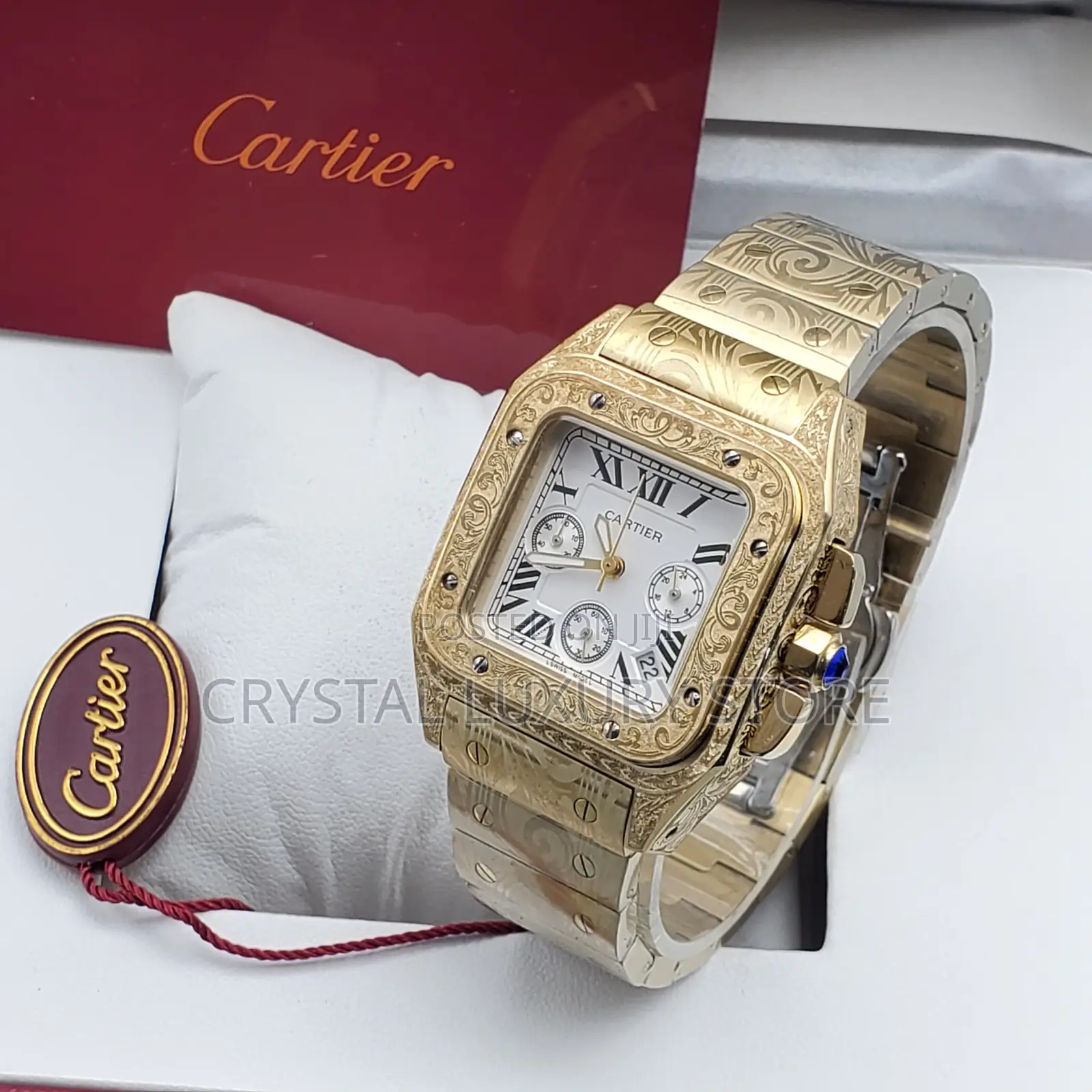 Cartier Quality Luxury Ladies Tattooed Wristwatch