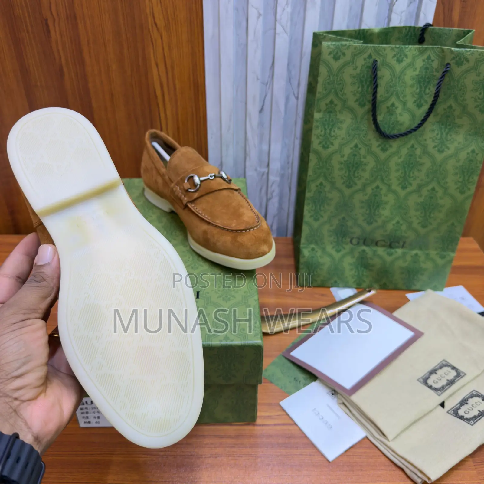 Original Gucci Men Loafers Horseebit