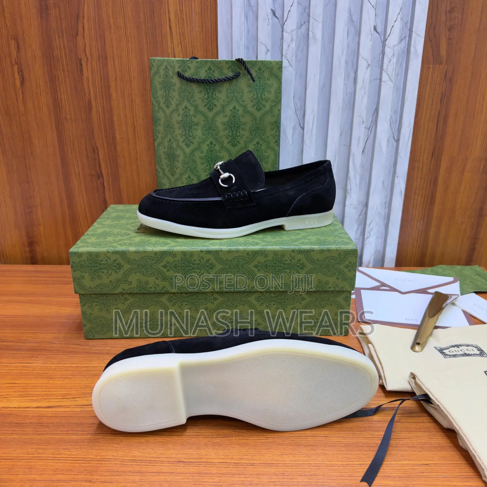Original Gucci Men Loafers Horseebit