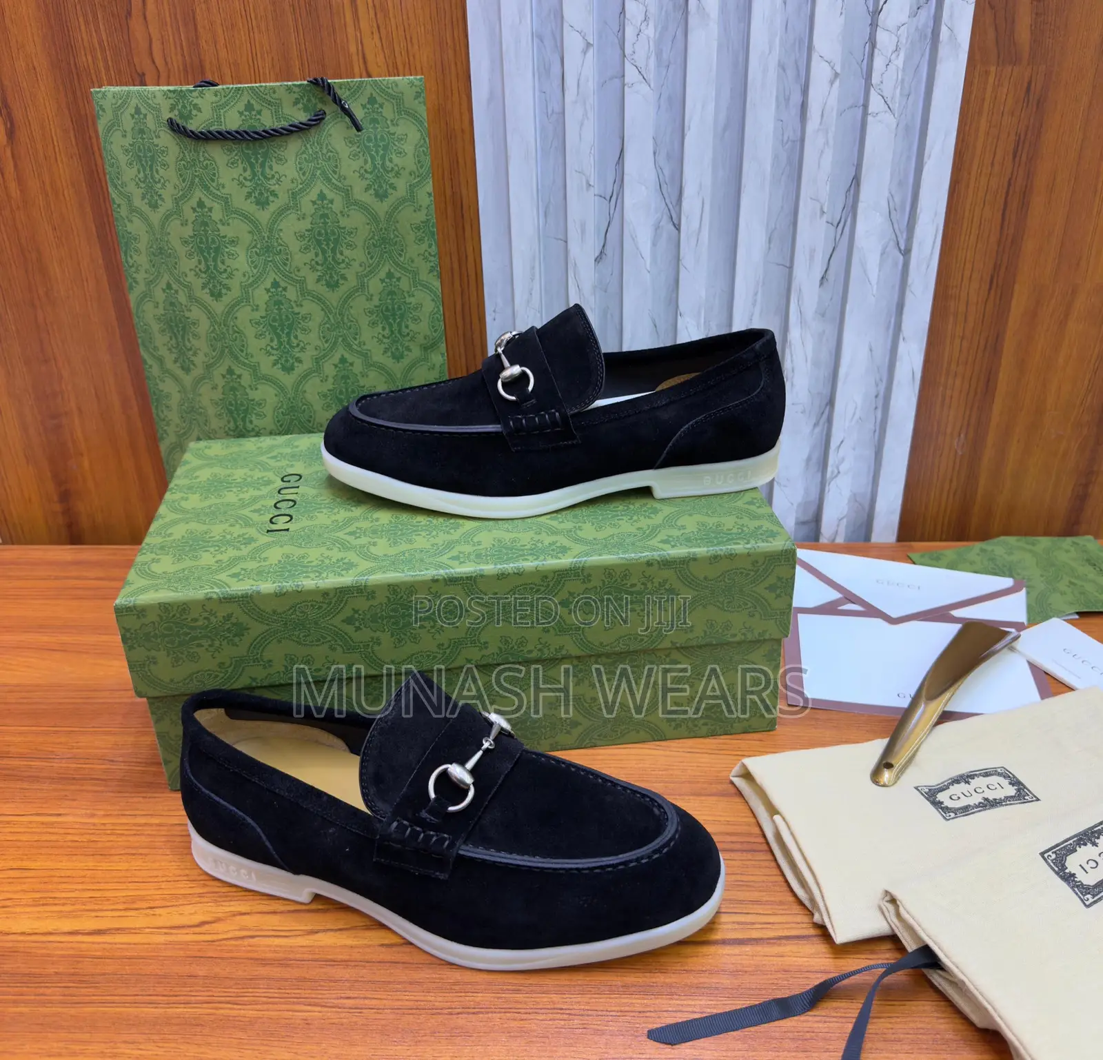 Original Gucci Men Loafers Horseebit