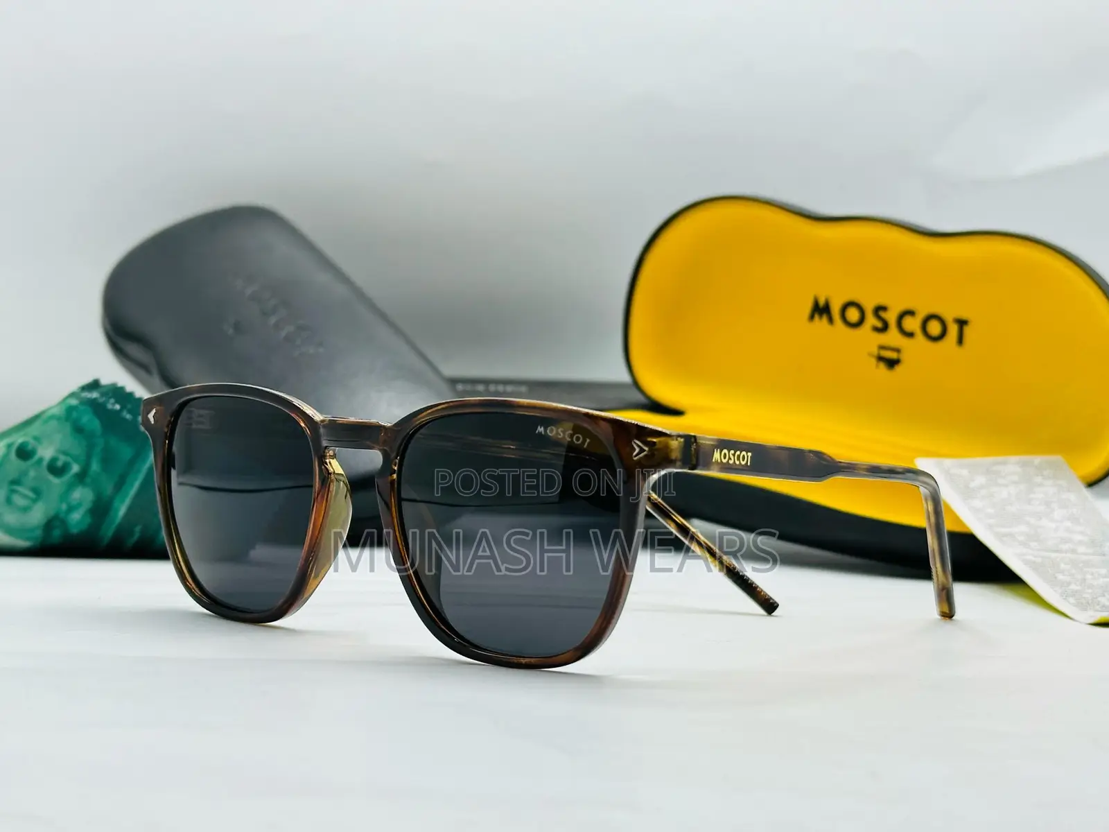 Original Moscot Glasses for Men, Mix and All Black