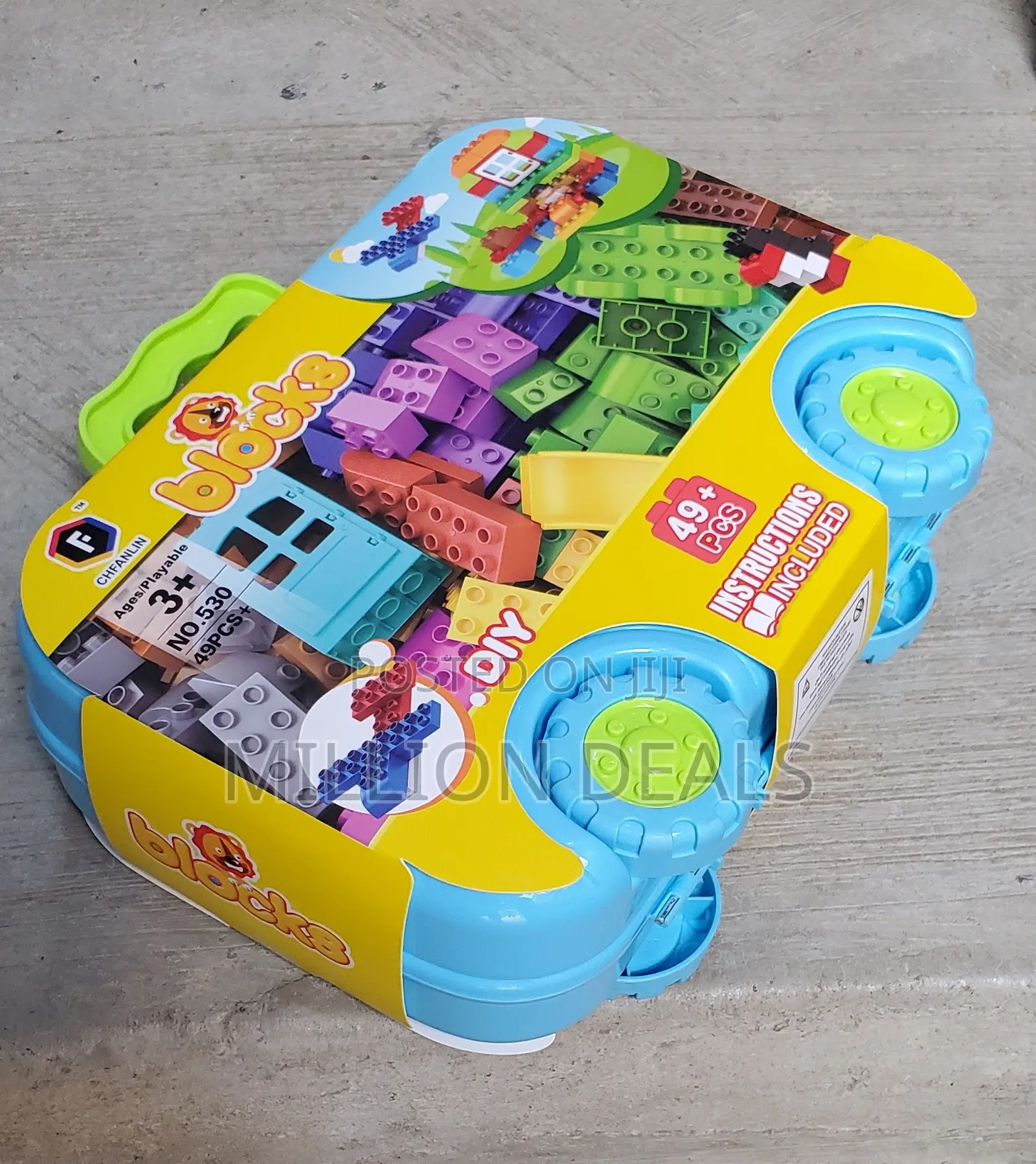 49pcs Diy Building Blocks- Multicolor