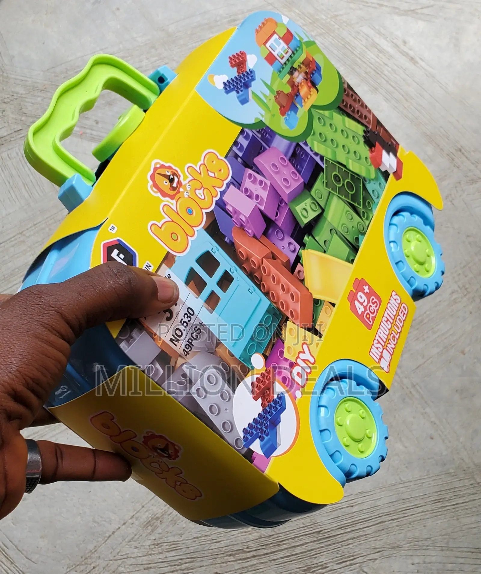 49pcs Diy Building Blocks- Multicolor