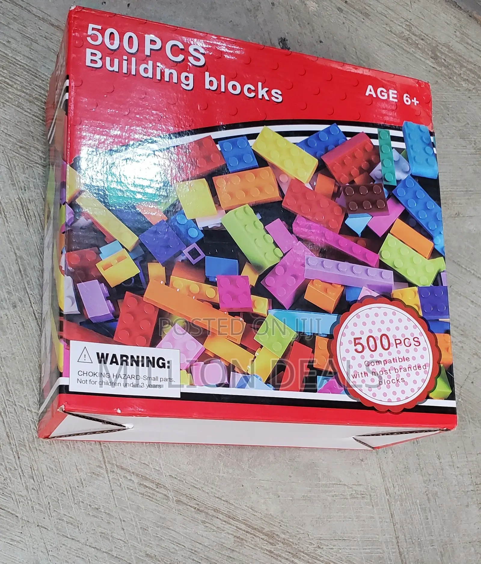 500 Pieces Building Blocks Ages 6+
