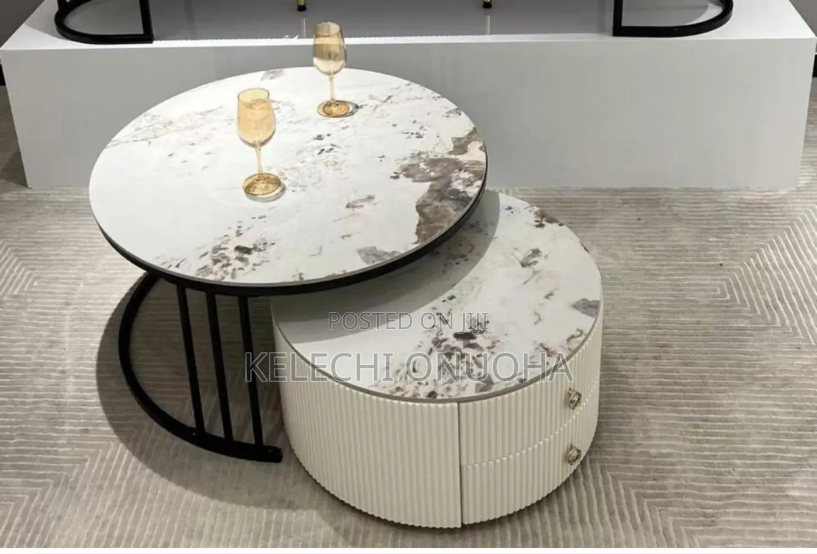 Center Table With Marble Top