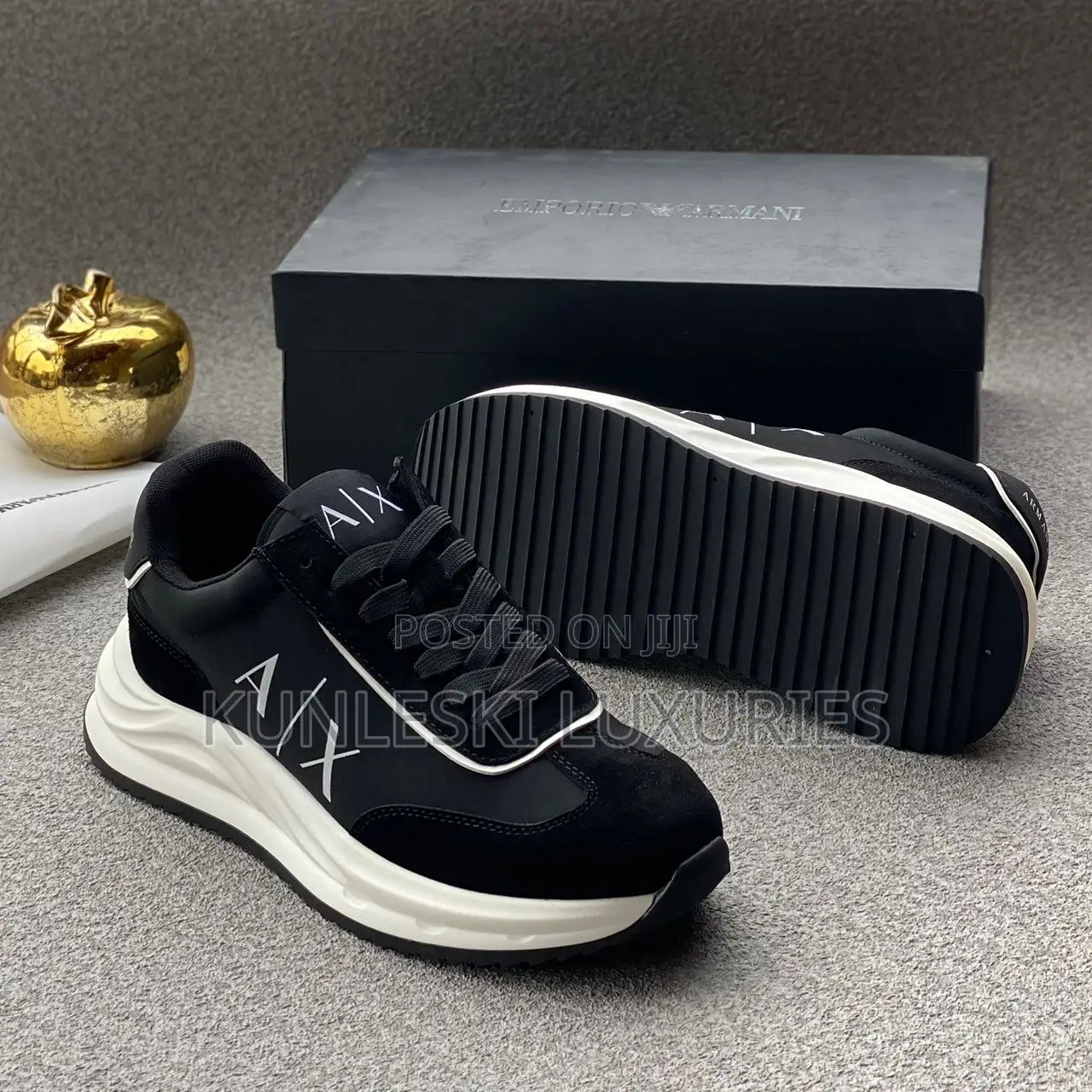 Original Emporio Armani Suede Sneakers