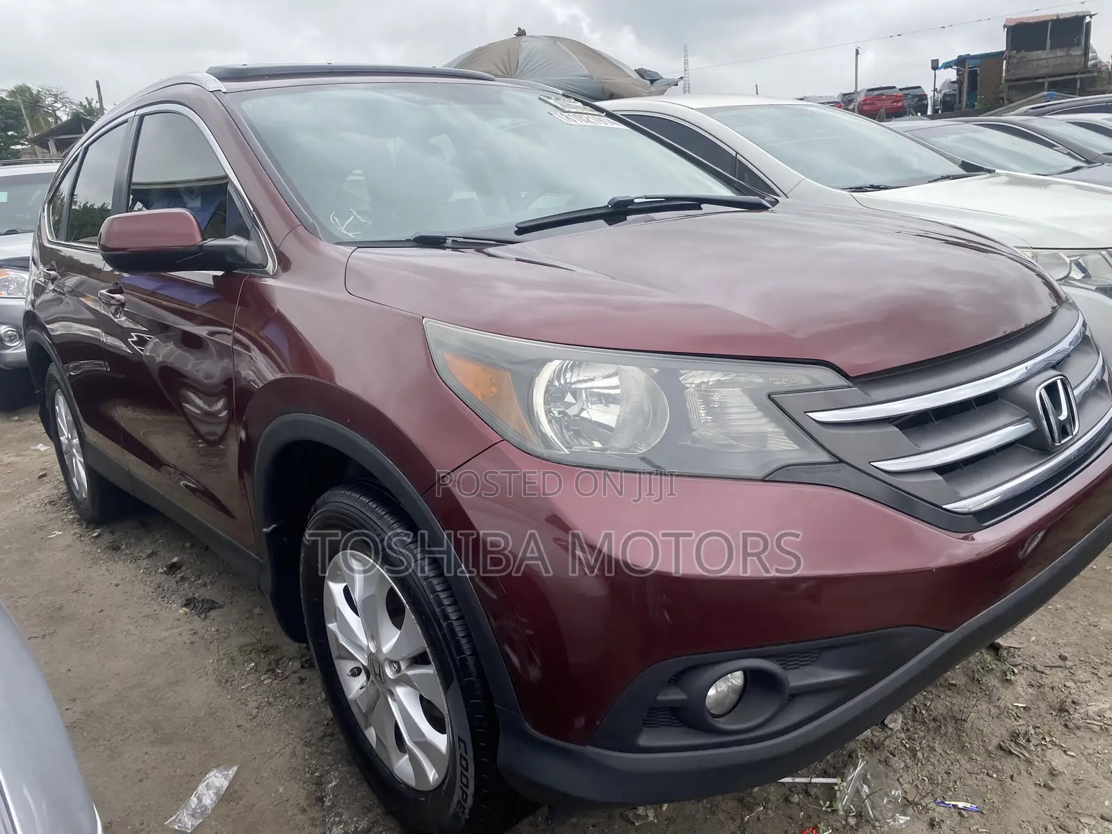 Honda CR-V EX 4dr SUV AWD (2.4L 4cyl 5A) 2013 Red