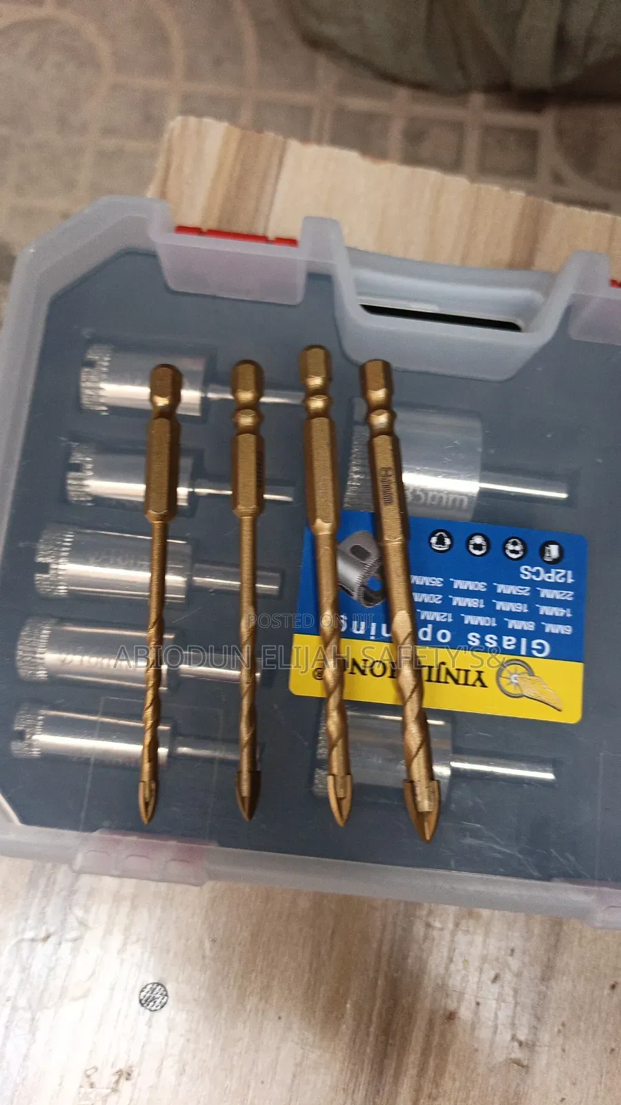 Pcs Of Hexagonal Cross Wall Drill Bit All Sizes Available