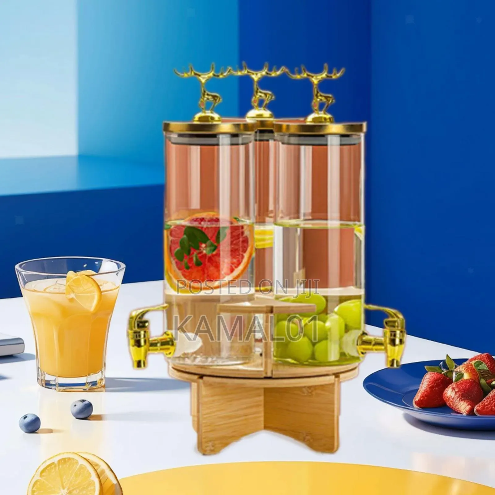 Juice Dispensers Large Capacity 5.5l With Rotating Stand