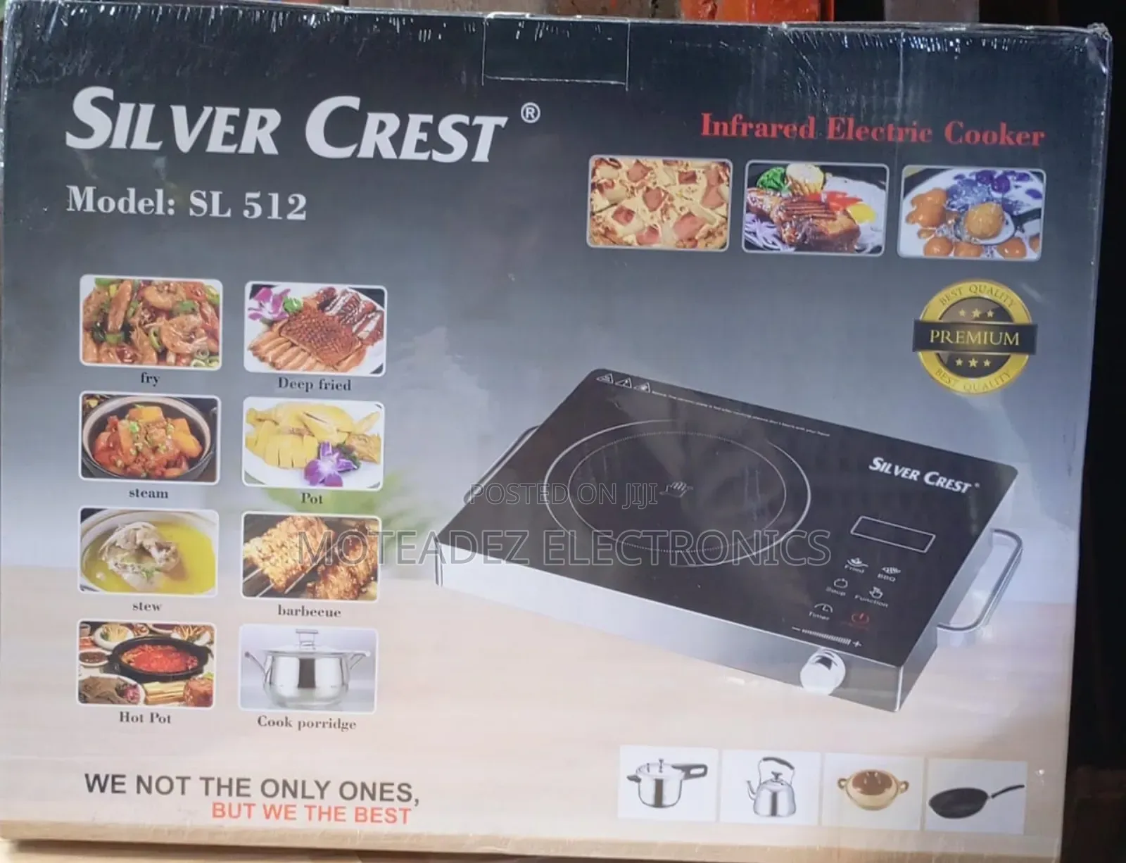 Silver Crest 3500w Ceramic Infrared Table Top Electric Cooker