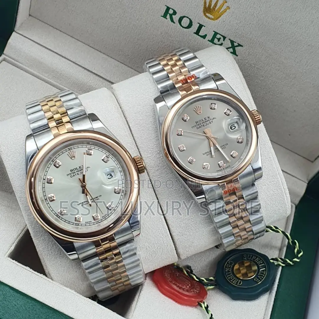 Rolex Quality Luxury Men Chain Strap Wristwatch