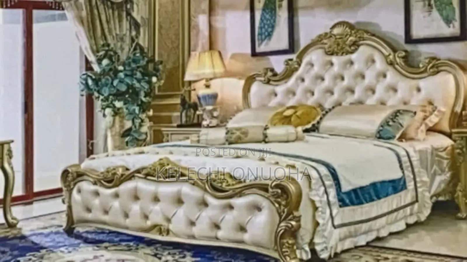 Royal Golden Bed Set