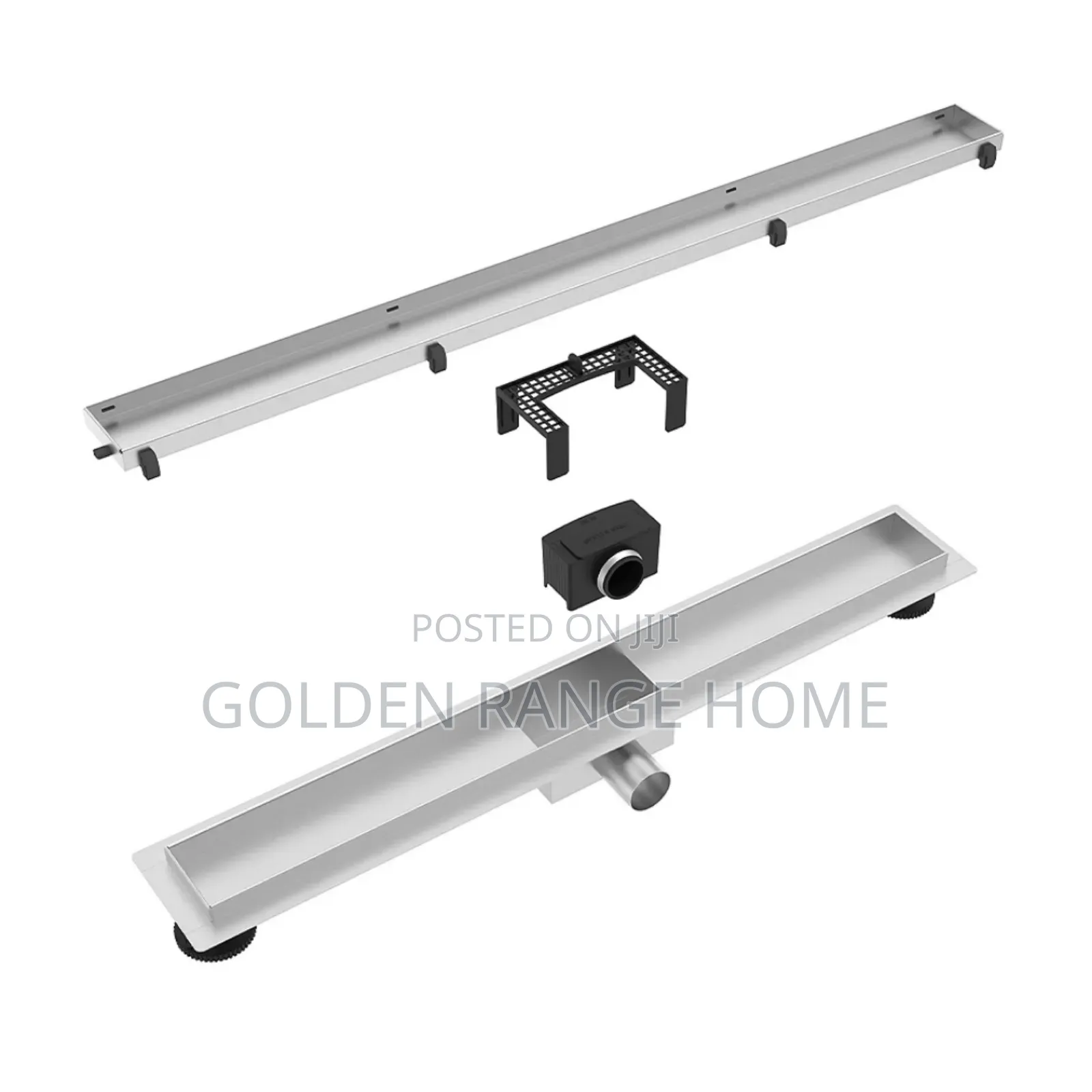 Long Stainless Steel Shower Drain With Insert Cover