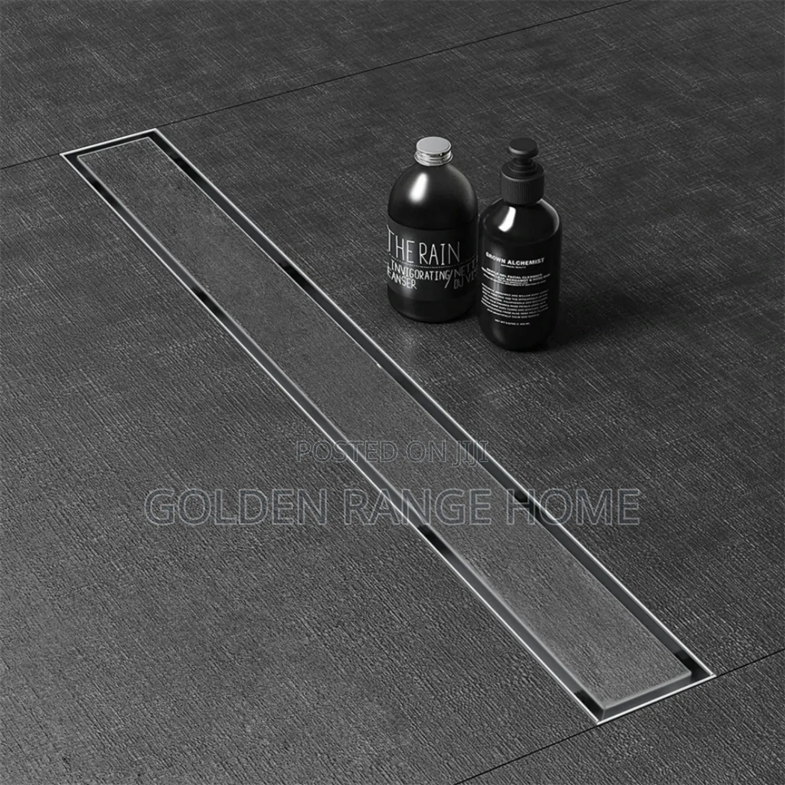 Long Stainless Steel Shower Drain With Insert Cover