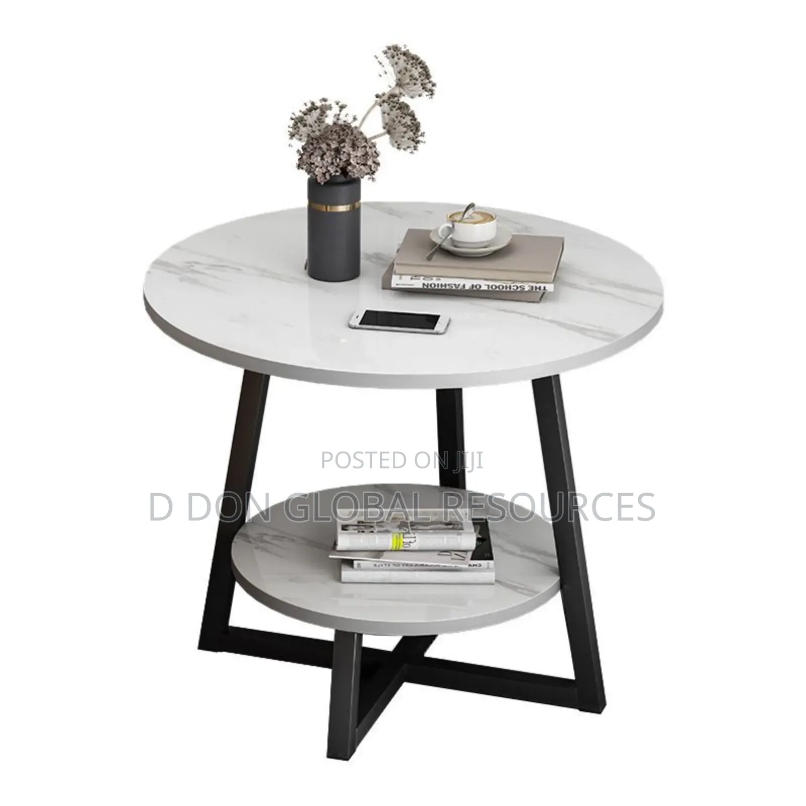Portable Centre Table With Metal Legs