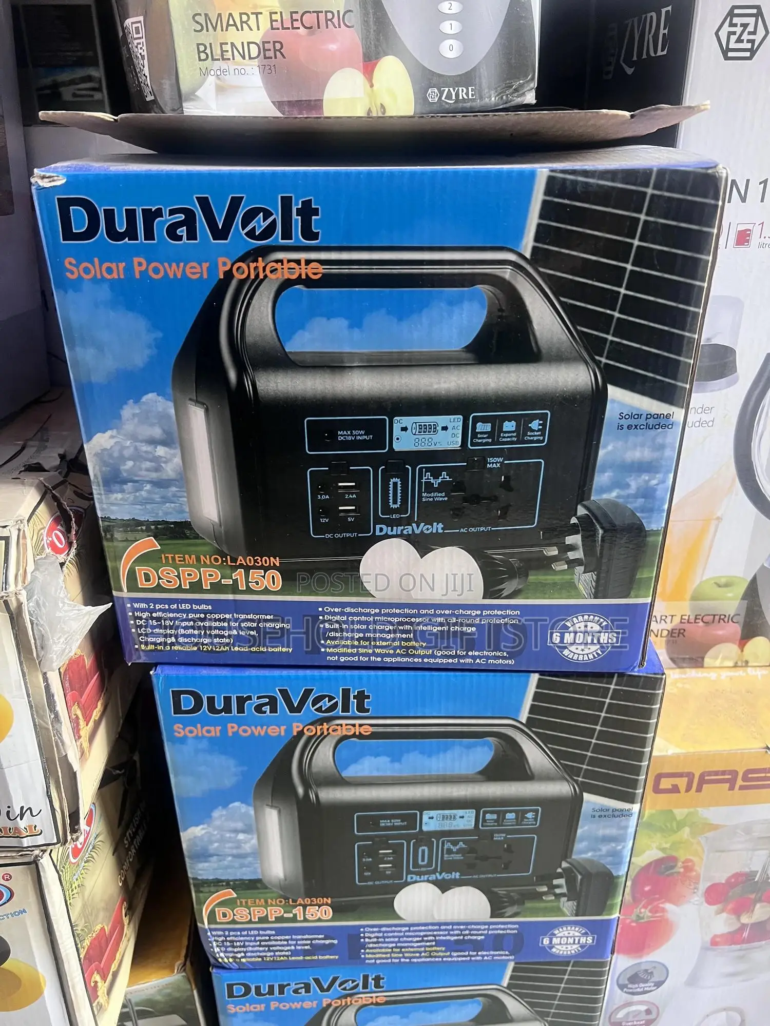 Duravolt 150watts Portable Solar Power Station