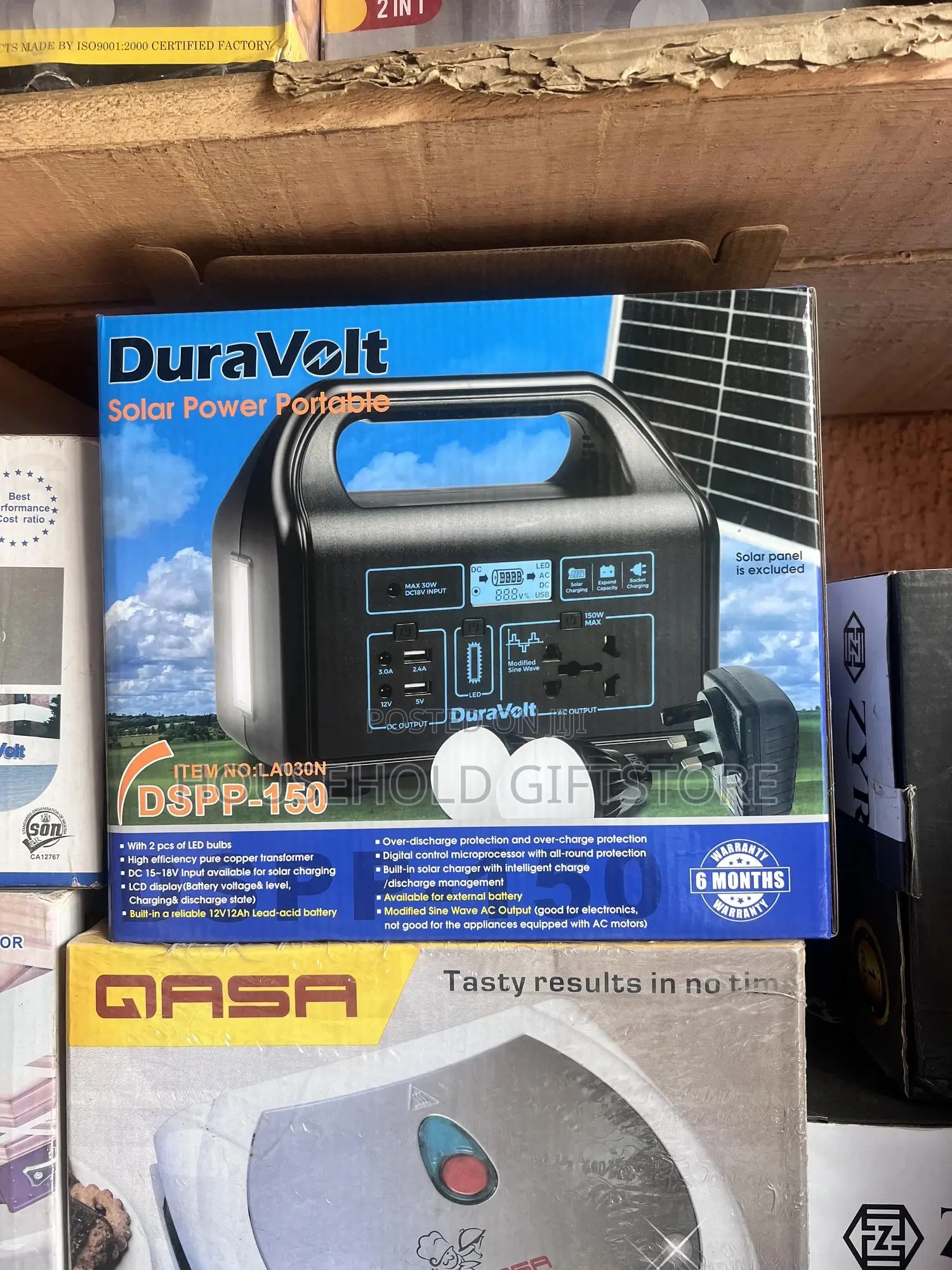 Duravolt 150watts Portable Solar Power Station