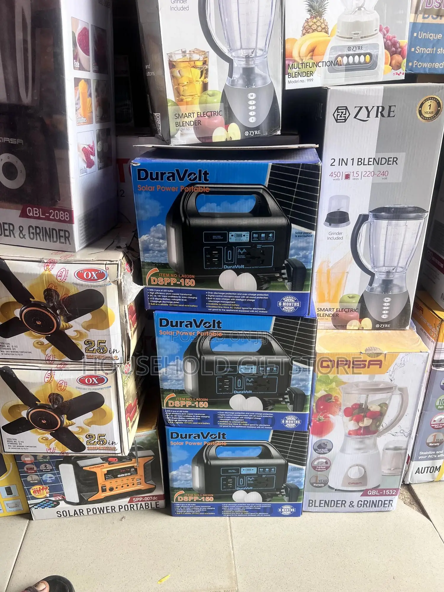 Duravolt 150watts Portable Solar Power Station