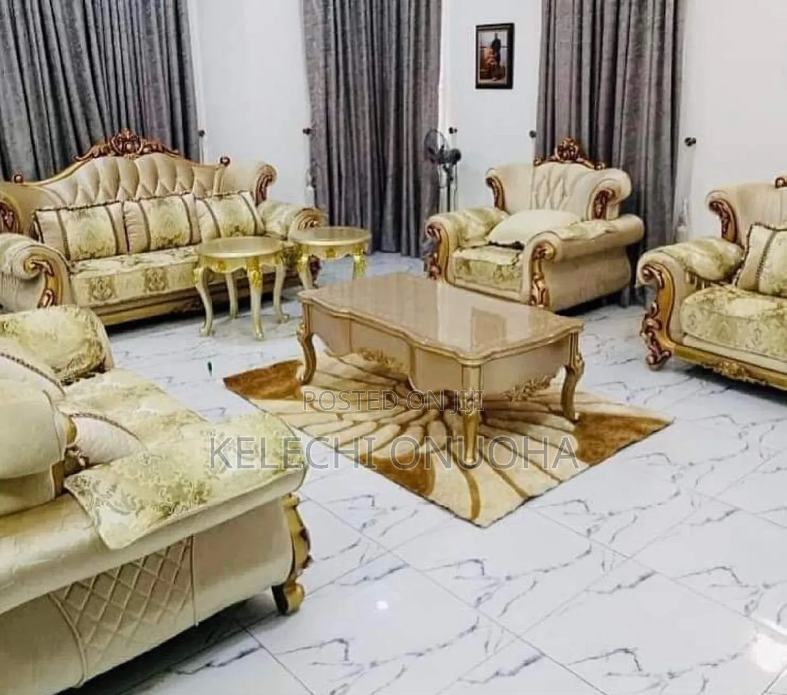 Golden Royal 7 Seater Sofa